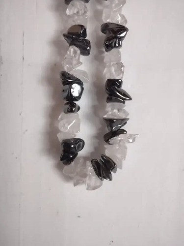 Collar Hematite Y Cuarzo Cristal Consultar Stock - 2