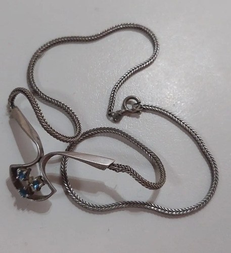 Collar Plata Con Dije Muy Lindo Consultar Stock Plateado - 3