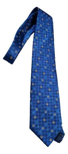 Corbata Azul Seda Tenis Copa Davis B. James Consultar Stock Azul