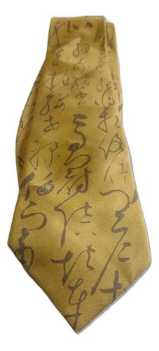 Corbata China Con Letra Chinas Amarilla Consultar Stock Amarillo Letras 281.9 Cm
