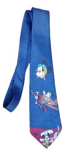 Corbata Mickey Mouse Aviador Consultar Stock Azul Lisa