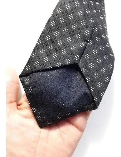 Corbata Negra Lanvin Paris Consultar Stock Negro - 4