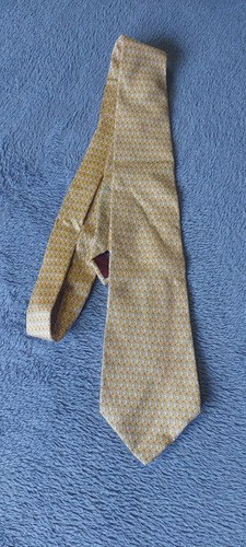 Corbata Seda Salvatore Ferragamo Patos Consultar Stock Amarillo 1111 Cm