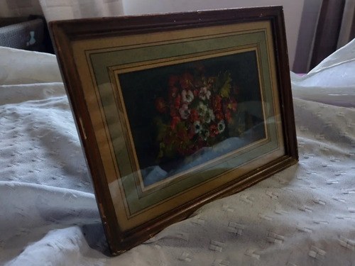 Cuadro Flores Miniatura Firmada Consultar Stock