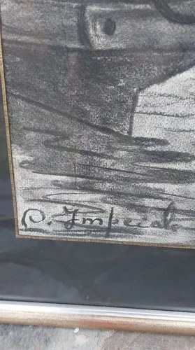Cuadro Obra Carbonilla D Imperiale La Boca Consultar Stock - 2