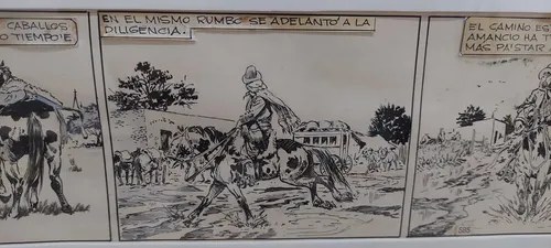 Dibujo Cómic Enrique Rapela Gaucho Consultar Stock - 3