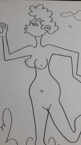 Dibujo Desnudo Orig. Faruk Consultar Stock - 3