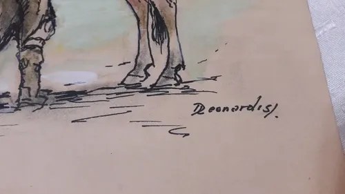 Dibujo Gaucho D.leonardis Orig. Consultar Stock - 3