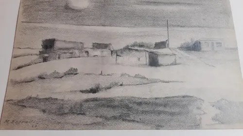 Dibujo Lapiz M. Esgrelli 67 Mar Del Plata Consultar Stock