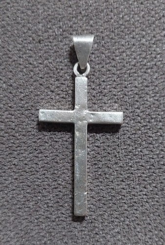 Dije Cruz Plata Sellada Sellada 900 Consultar Stock Plateado
