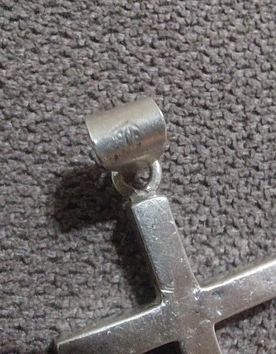 Dije Cruz Plata Sellada Sellada 900 Consultar Stock Plateado - 4