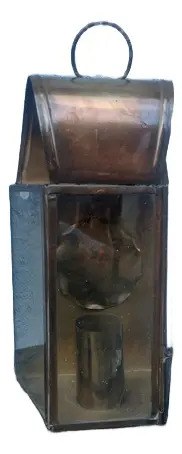 Farol Viejo Bronce Tipo Ferrocarril Consultar Stock