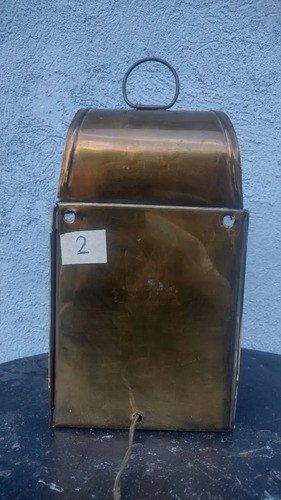 Farol Viejo Bronce Tipo Ferrocarril Consultar Stock - 5