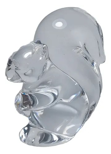 Figura Ardilla Cristal Steuben Firmada Consultar Stock Azul Claro