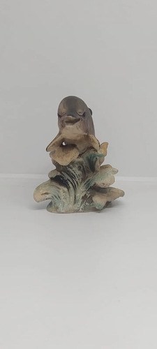 Figura Delfin Porcelana Japon Marca Uccti Consultar Stock Gris - 2
