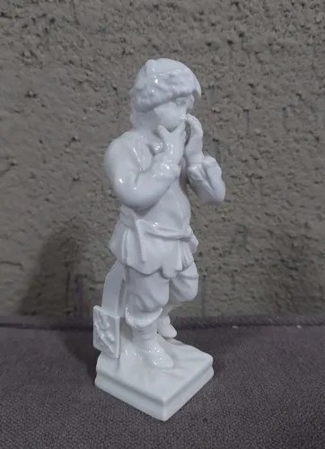 Figura Porcelana Kpm Germany Acuario Consultar Stock Blanco - 4