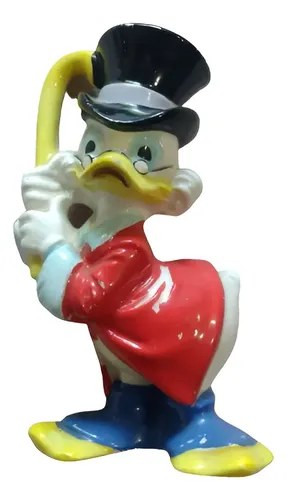 Figura Porcelana Vieja Mc Pato Japón Orig Consultar Stock Blanco