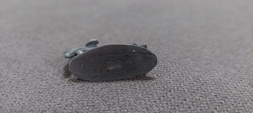 Figuras Delfines ,miniatura Peltre Consultar Stock Gris Oscuro - 3