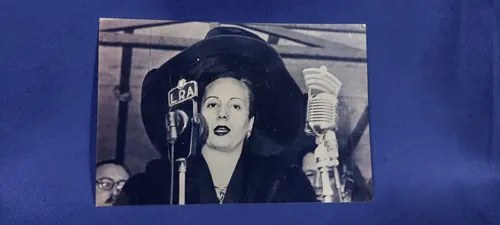 Foto Vieja Colecc Eva Peron Discurso Consultar Stock