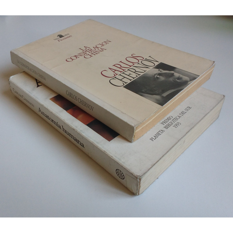 Lote 2 libros Carlos Chernov - Anatomía humana + La conspiración china - 4