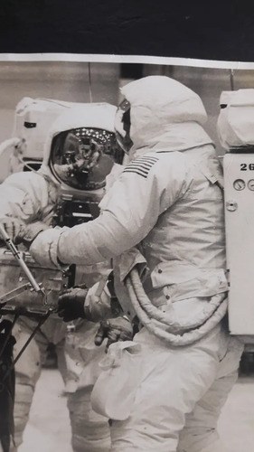 Foto Vieja Poster Astronautas Eeuu Consultar Stock - 2