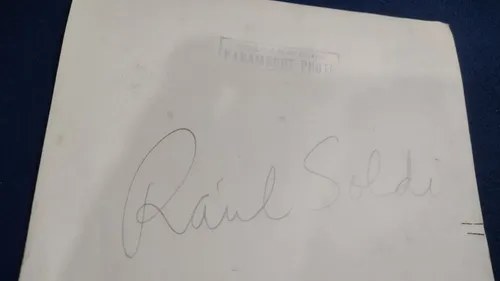 Foto Vieja Raúl Soldi Paramount Consultar Stock - 5