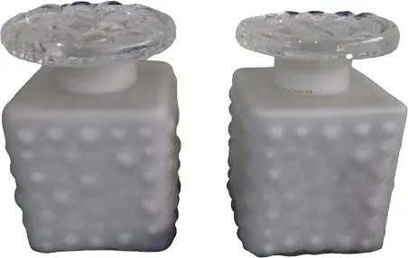 Frascos Perfume Años 60 Blancos Vidrio Consultar Stock