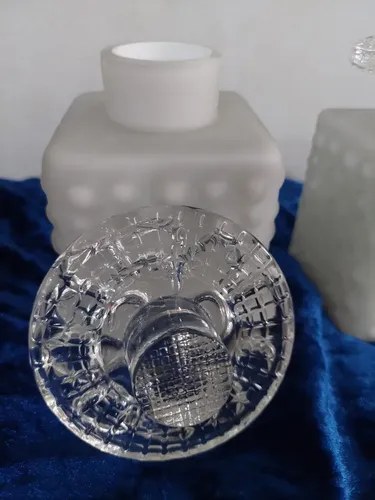 Frascos Perfume Años 60 Blancos Vidrio Consultar Stock - 6
