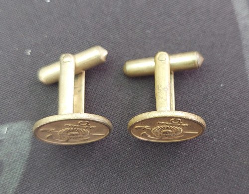Gemelos Dorados Armada Argentina Uniforme Consultar Stock Dorado Oscuro - 2