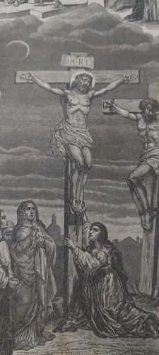 Grabado Crucifixión Jesus N5 Consultar Stock - 2