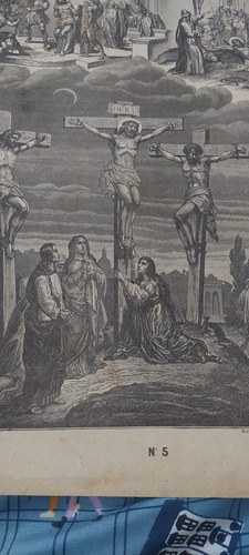 Grabado Crucifixión Jesus N5 Consultar Stock - 7