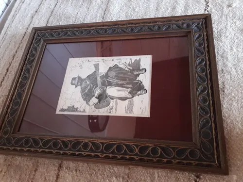 Grabado Gaucho Argentino 1895 Enmarcado Consultar Stock - 3