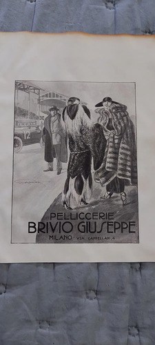 Grabado Impr. Brivio Giuseppe Italy 1924 Consultar Stock