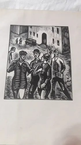 Grabado Original Paul Colin 1927 Consultar Stock