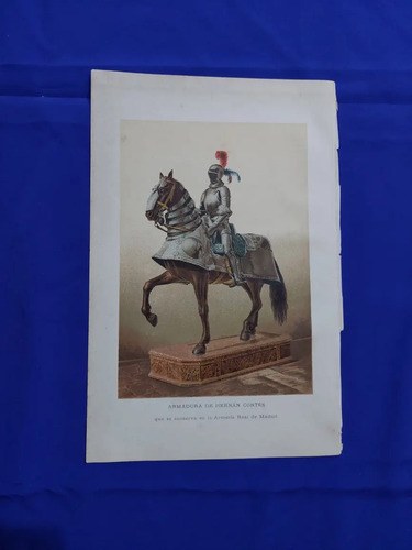Grabado Print Armadura H.cortes 1894 Consultar Stock