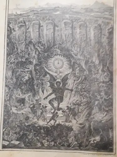 Grabado Religioso Infierno Capitales N 7 Consultar Stock