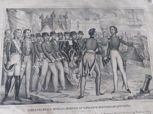 Grabado Traslado De Napoleón 1840 Consultar Stock - 2