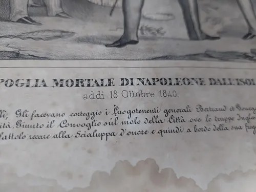Grabado Traslado De Napoleón 1840 Consultar Stock - 3
