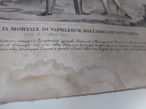 Grabado Traslado De Napoleón 1840 Consultar Stock - 4