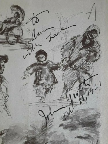 Gradado Firmado Por John Groth ,dedicado Consultar Stock