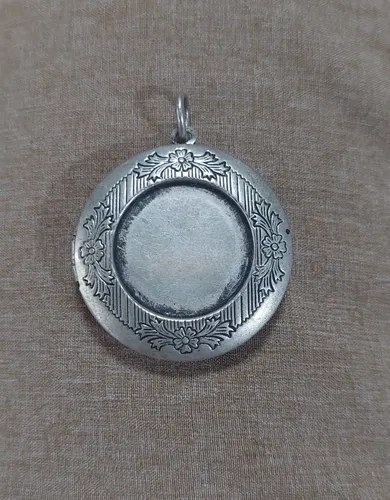 Guardapelo Guardafoto Dije Antig Plata 925 Consultar Stock Plateado