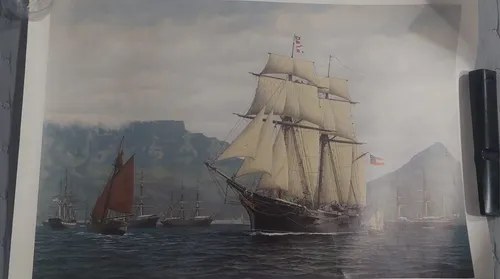 Impresion Poster Firmado Peter Bilas Barcos Consultar Stock