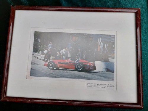 Impresión Original Fangio 1957 Enmarxada Consultar Stock
