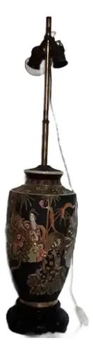 Lampara Vieja Ceramica Satsuma Imperialjapon Consultar Stock