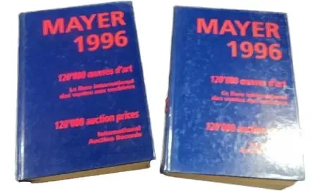 Libro Catalogo 2 Tomos Mayer 1996 Consult Stock.