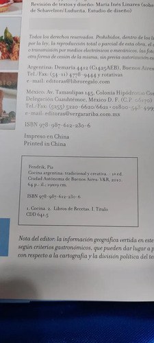 Libro Cocina Argentina Tradicionapia Fendrik Consultar Stock - 3
