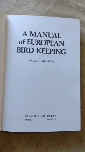 Libro Manual Of European Bird Keeping Consultar Stock - 3