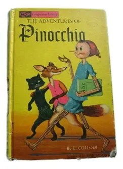 Libro Pinocho 1965 Printed Eeuu Consultar Stock