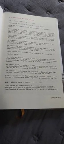 Libro Roma Guión Alfonso Cuaron Netflix Consultar Stock - 4