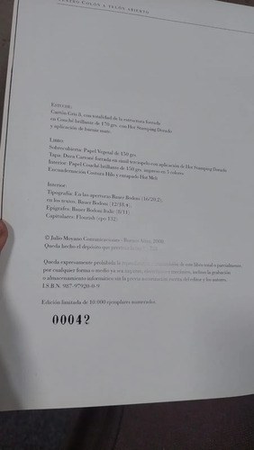 Libro Teatro Colon Telon Abierto 042 A2000 Consultar Stock - 7